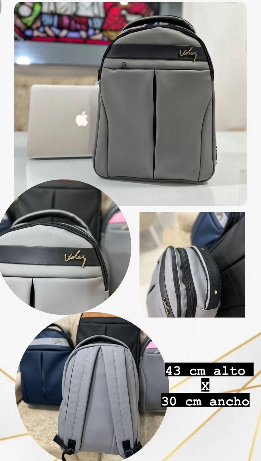 🎒🖤 Combo Ejecutivo Velez 3 en 1 | Mochila + Bolso Crossbody + Billetera de Lujo
