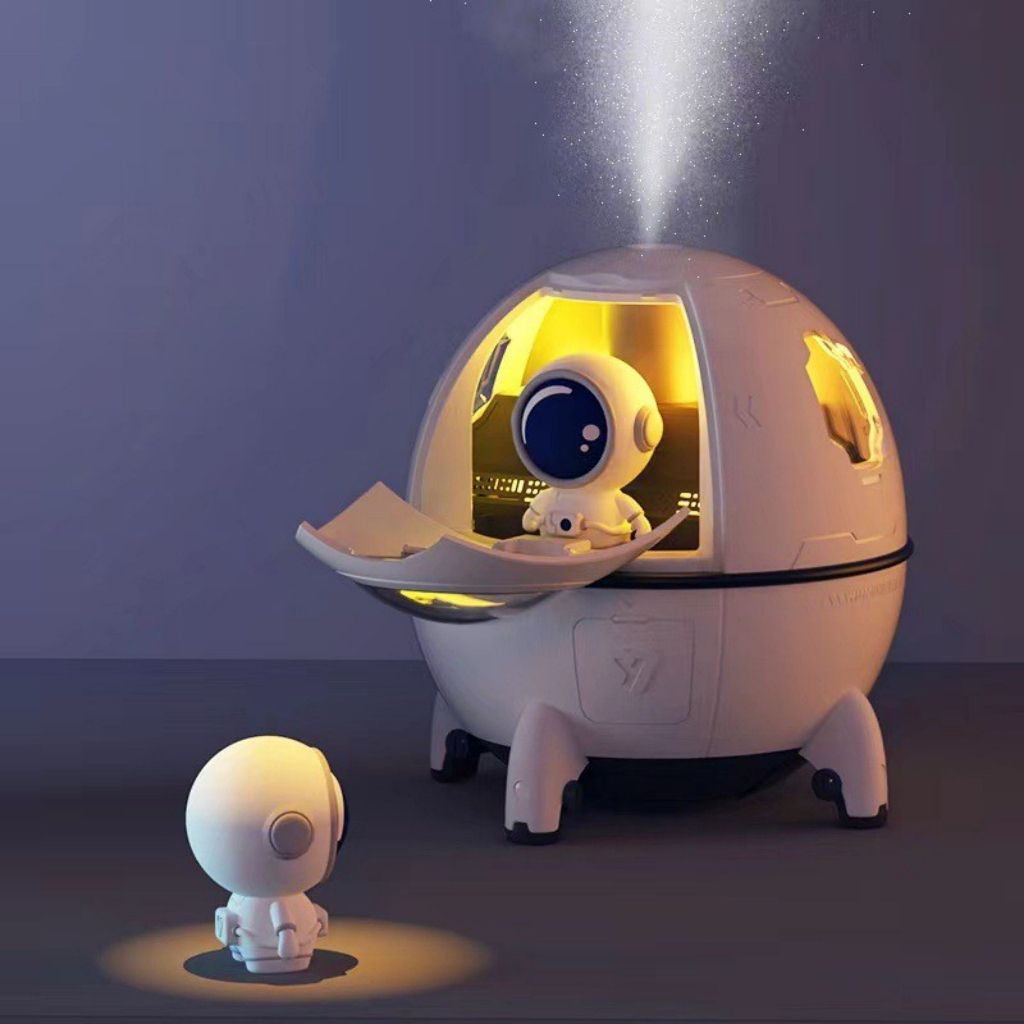 🚀 Humidificador Astronauta LED 🌙 | Aromaterapia + Decoración