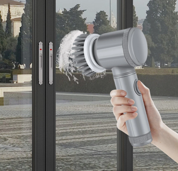 ✨🧽 Cepillo Eléctrico Inalámbrico 6 en 1 🔋💦 | Recargable, Multifuncional y Potente para Limpieza de Cocina, Baño y Más