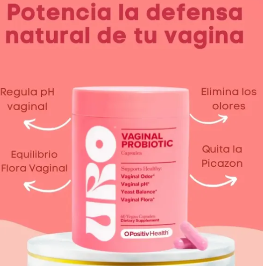 ✨ Probiótico Vaginal URO 🌸 | Equilibra tu zona íntima 💖 y dile adiós al mal olor 🚫👃