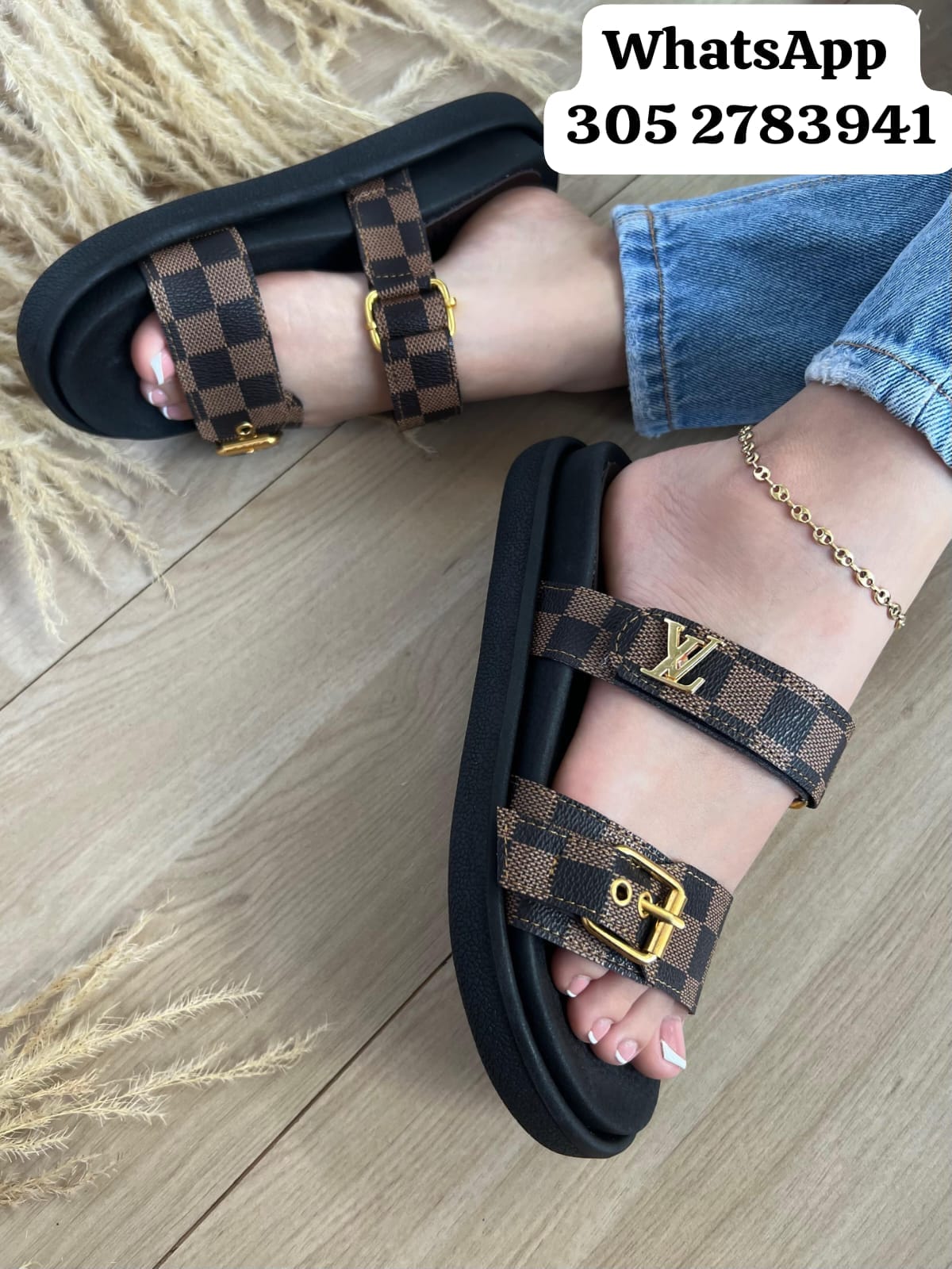 👡 Sandalia Louis Vuitton de Lujo | Diseño Exclusivo y Comodidad al Máximo ✨ | ¡Destaca con Estilo! 😍