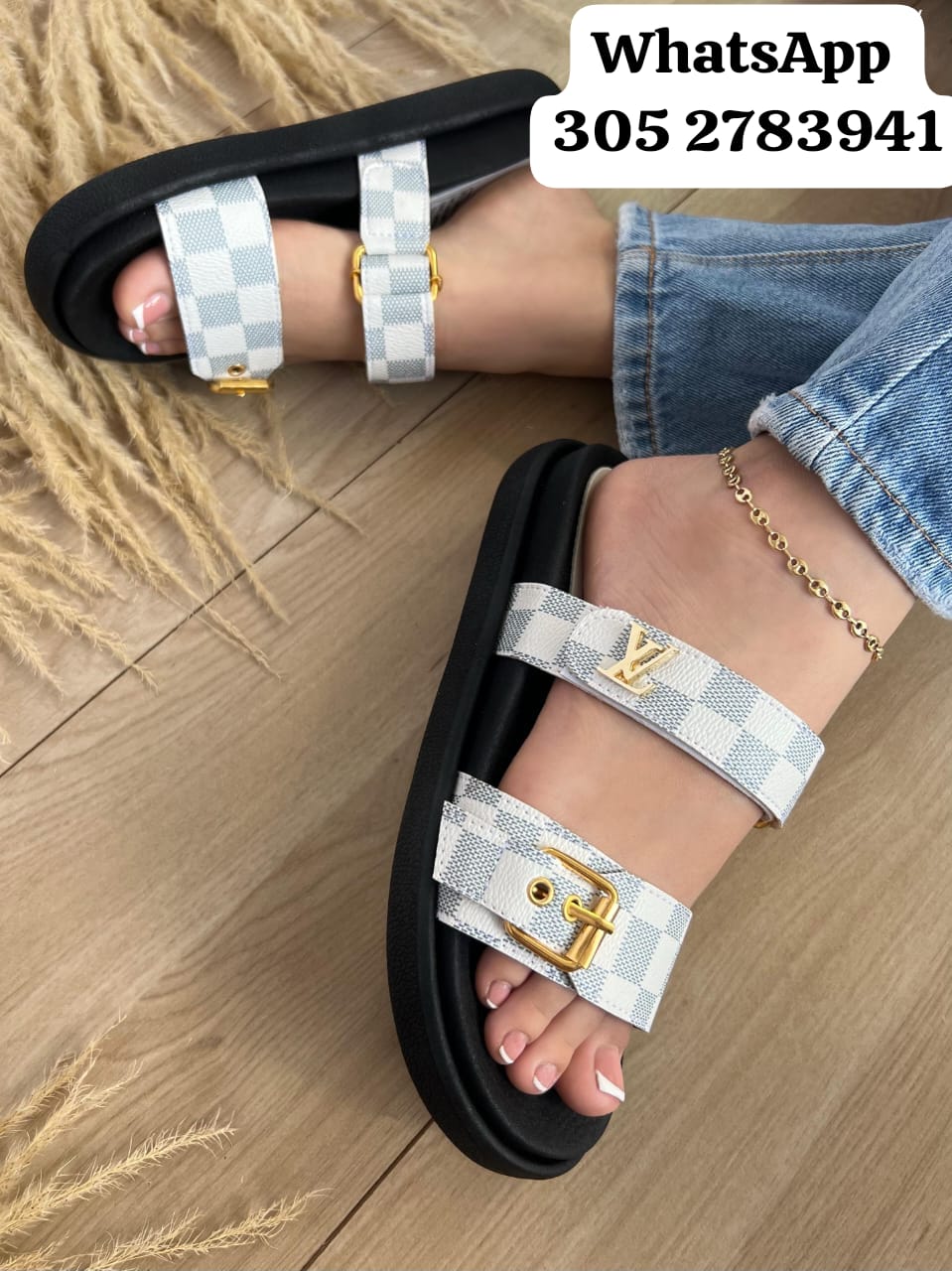 👡 Sandalia Louis Vuitton de Lujo | Diseño Exclusivo y Comodidad al Máximo ✨ | ¡Destaca con Estilo! 😍
