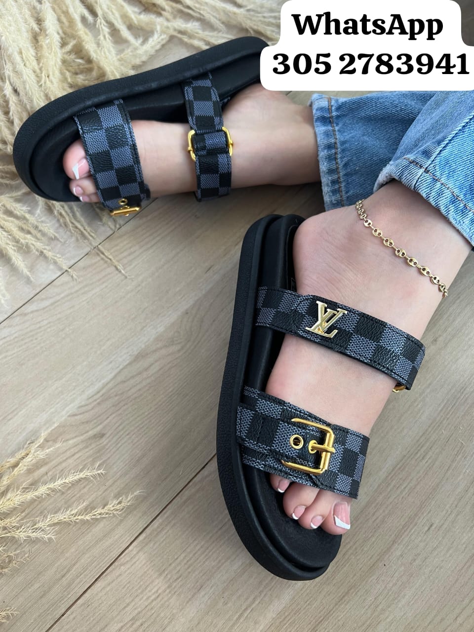 👡 Sandalia Louis Vuitton de Lujo | Diseño Exclusivo y Comodidad al Máximo ✨ | ¡Destaca con Estilo! 😍