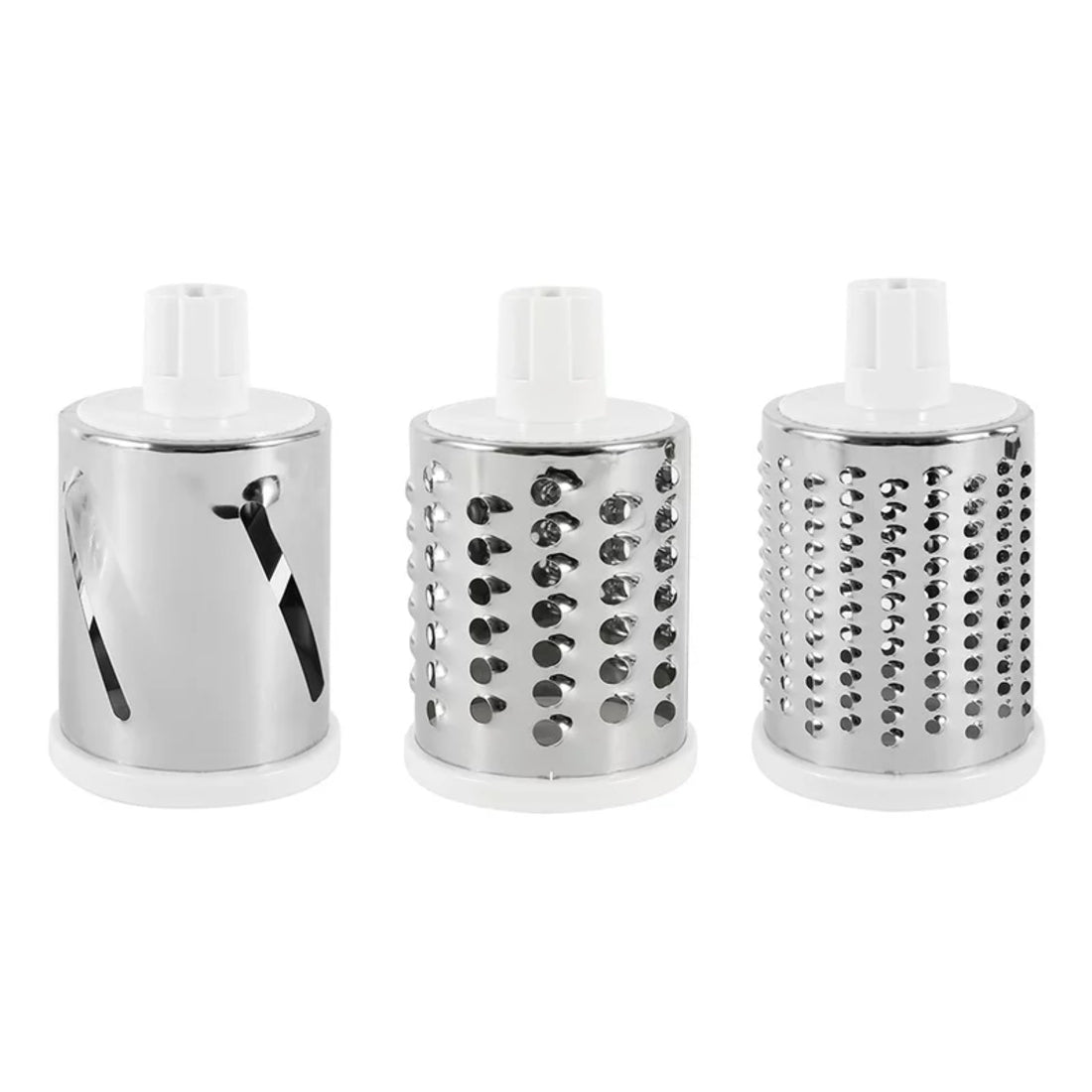 🌟🍳 Rallador de Tambor Giratorio 3 en 1 – Fácil, Rápido y Seguro 🥒🥕