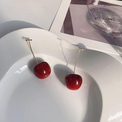 ✨ Aretes Cereza 🍒 Elegantes y Modernos – Accesorio Único para Mujer 💎