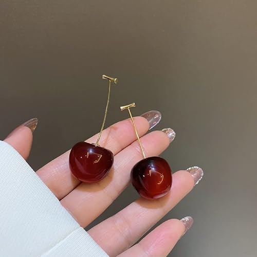 ✨ Aretes Cereza 🍒 Elegantes y Modernos – Accesorio Único para Mujer 💎