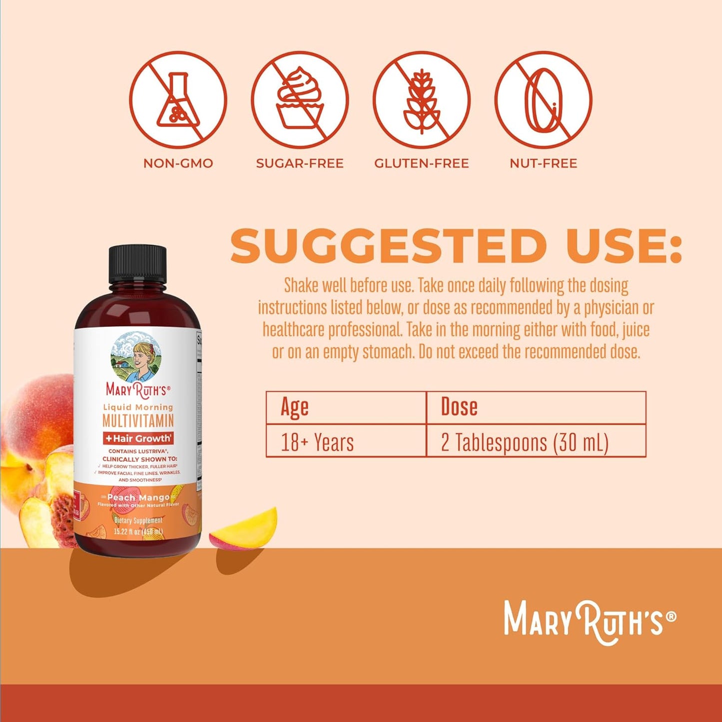 ✨ SUPER COMBO MaryRuth’s Multivitaminas Líquidas 🍑🍇 | Crece Tu Cabello & Potencia Tu Energía 💪