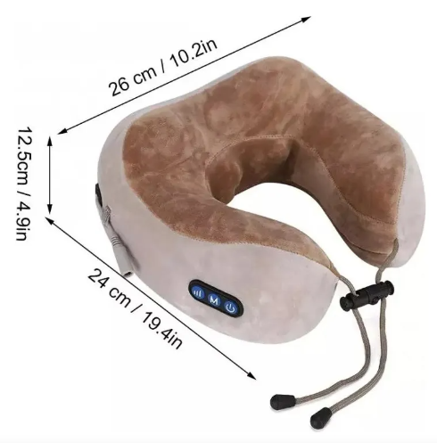 💆‍♀️ Almohada Masajeadora para Cuello y Cervicales 🌙 – Confort en Casa o Viaje