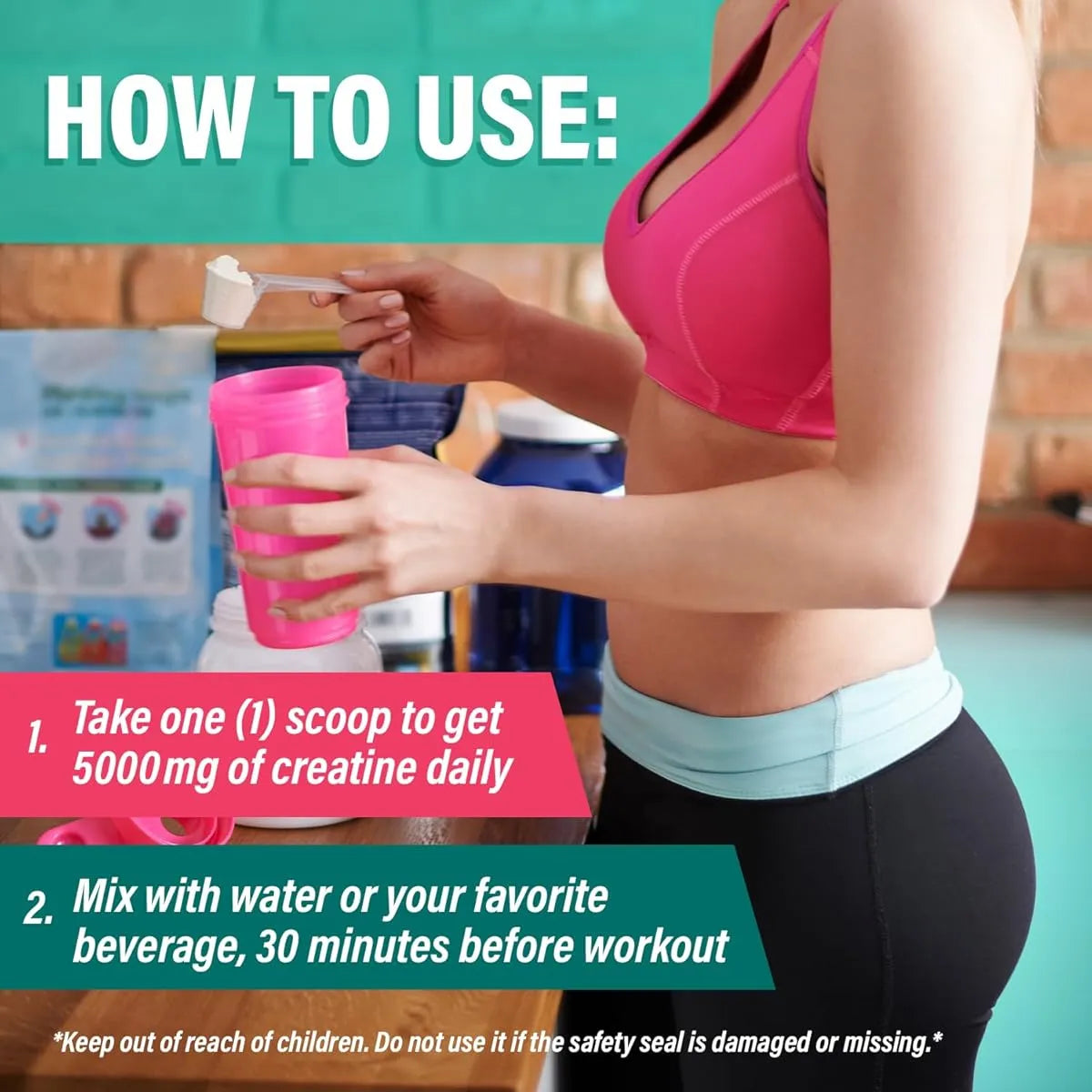 💚⚡ Suplemento Natural de Creatina | Ideal para mujeres activas