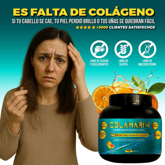 🌿 Colágeno Marino Premium 1000g 🍊 Citrus Punch – Belleza & Vitalidad