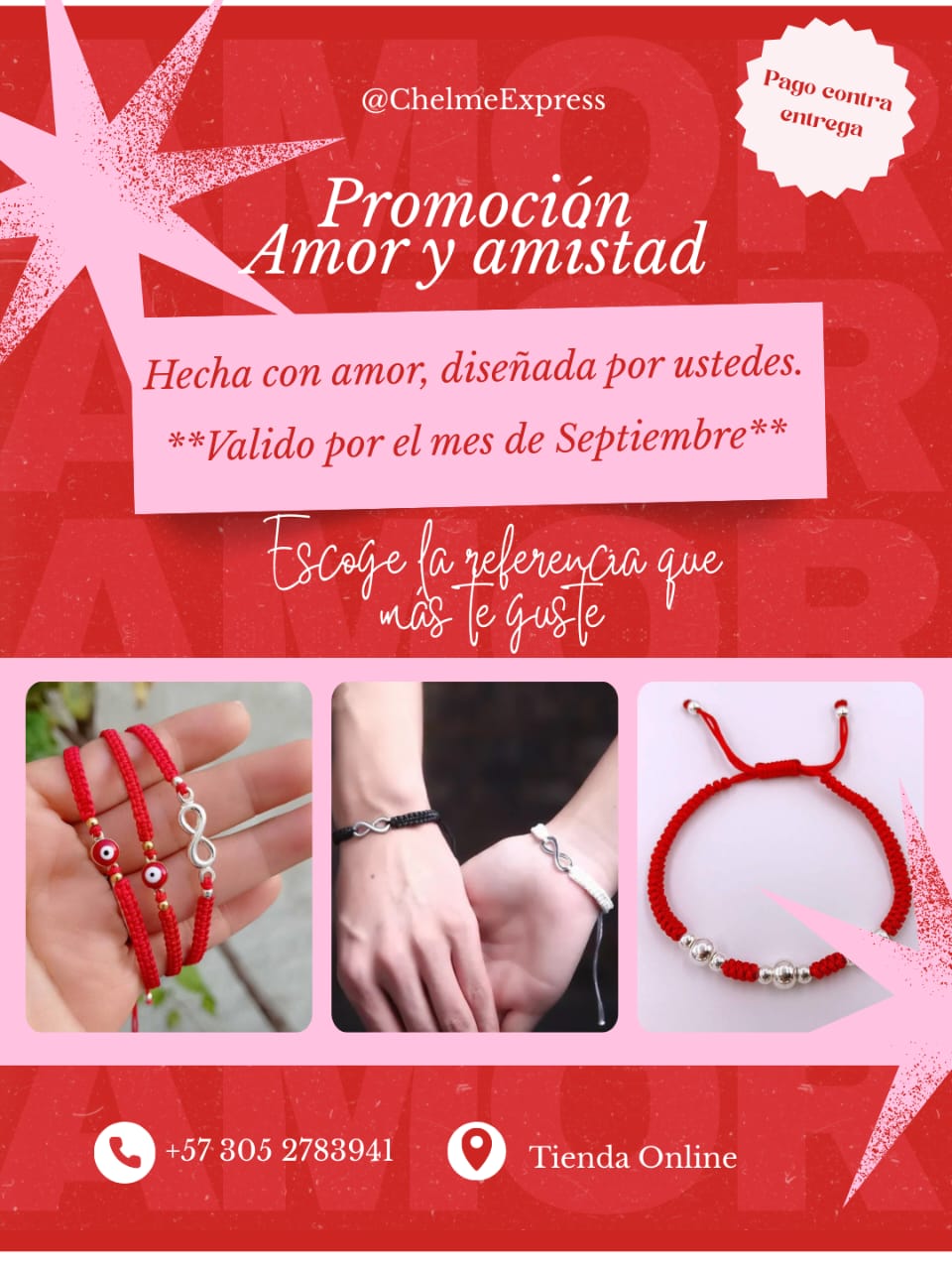 Manillas Conectados por Siempre 🔗 – Edición Amor y Amistad