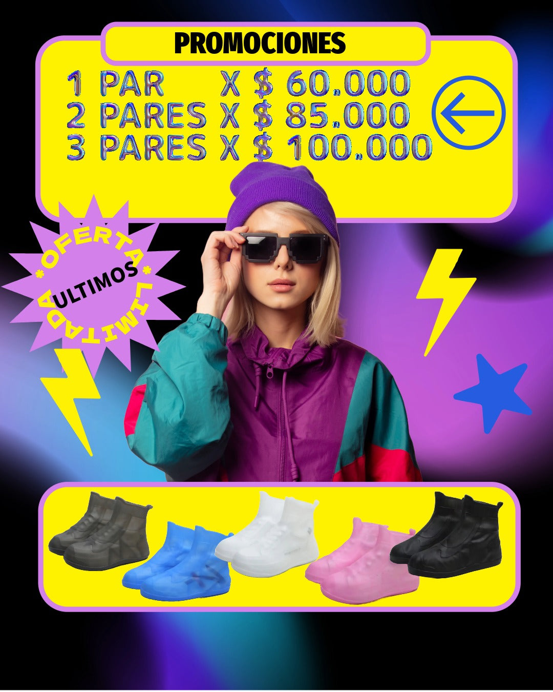 🌧️💎 Zapatones de Protección 👟 Mantén tus Zapatos Siempre Secos 💦