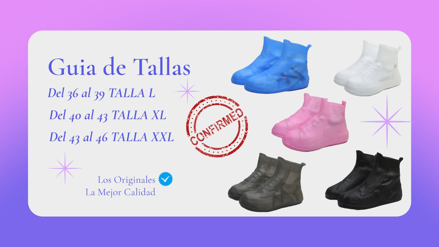 🌧️💎 Zapatones de Protección 👟 Mantén tus Zapatos Siempre Secos 💦